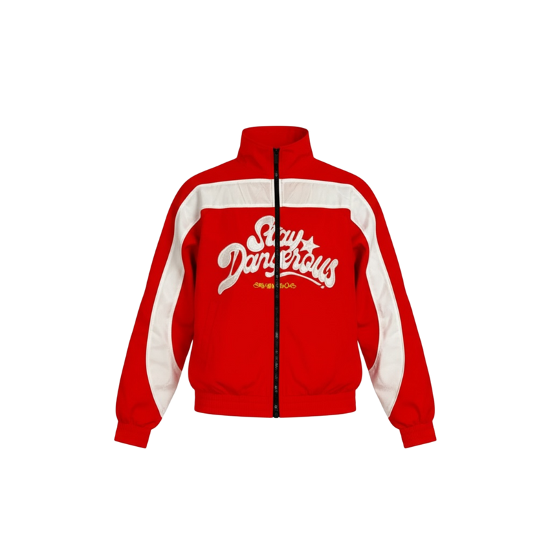 SD Baggy Nylon Jacket (Red/White)